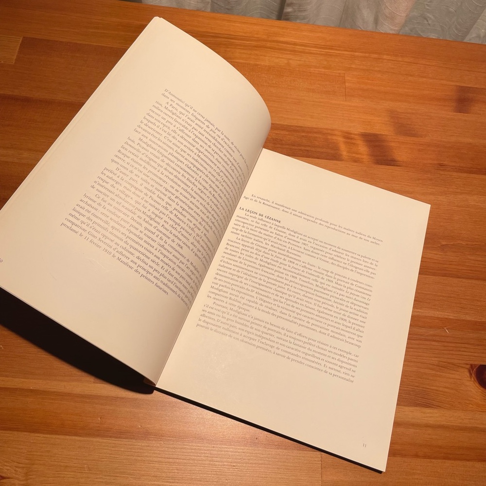 Vtg Modigliani Paperback Coffee Table Art Book Prints French Edition Yellow - Picture 14 of 14
